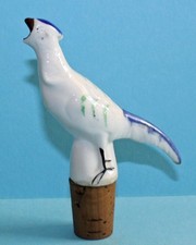 Schöner Porzellan Ausgießer Fasan „Germany“ / Schnapsnase / Pourer Pheasant