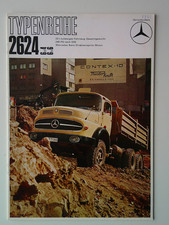 Prospekt Mercedes LKW Typenreihe 2624 6x4/6x6 Rarität v 1969