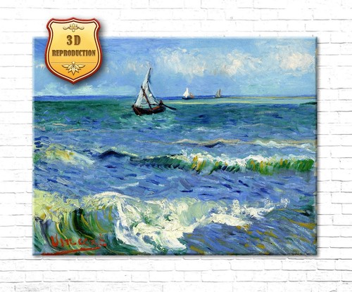 Van gogh seascape saintes - van,