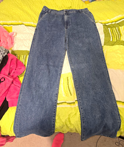 Damen jeans wide leg denim - wide,