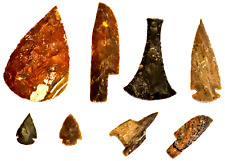 Steinzeit Pfeilspitzen Werkzeuge Set 8 Teile (Nachbau)
