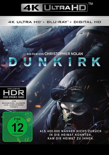 Dunkirk ultra hd blu ray - 4k, blu-ray