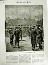 Original alter antiker Druck