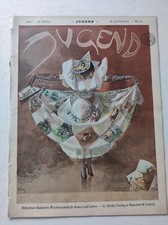 ORIGINAL Zeitschrift JUGEND Hirth 1897 Nr. 13 guter Zustand nach 120 Jahren! (2)