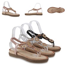 Damen Zehentrenner Sandaletten