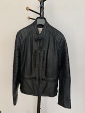 Mango Lederjacke Größe S Schwarz Echtleder