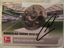 Manuel Neuer * signiert * topps NOW Card Meisterschale Bayern München 2019-20