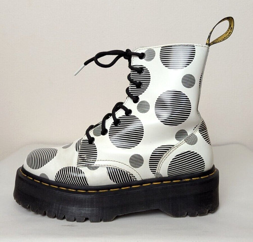 Martens jadon white polka - martens,