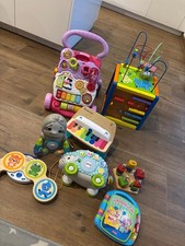 Spielzeug Paket – VTech, Fisher-Price, Motorikwürfel, Lauflernwagen u.v.m.