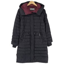 Khujo Langer Mantel Schwarz