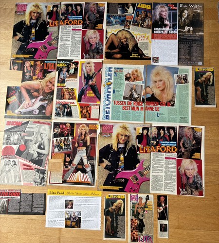 Lita ford clippings poster - clippings,