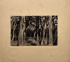 Radierung Walter Leistikow