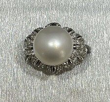 Südseeperlen & Diamant Ring