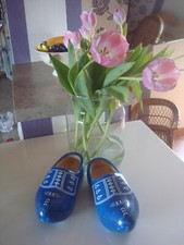 Kinder Holzschuh Holz Clogs Holland blau Gr.25-26