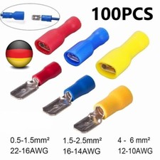 100 Stk Flachstecker