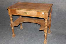 Damen Schreibtisch Tisch Beistelltisch massiv Eiche  #2185