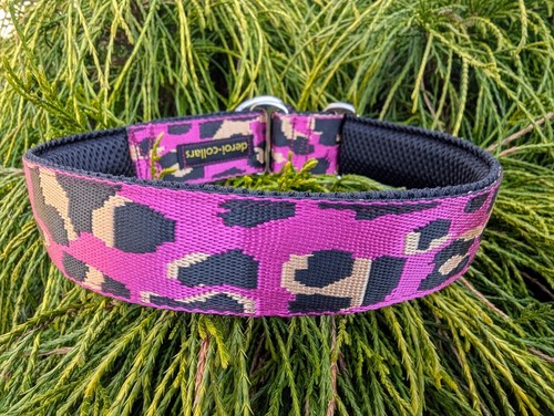 Pink leo style halsband - pink-leo-style,