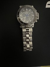 GC GUESS COLLECTION Herrenuhr Chronograph Datum Edelstahlarmband 44mm Y37011G5