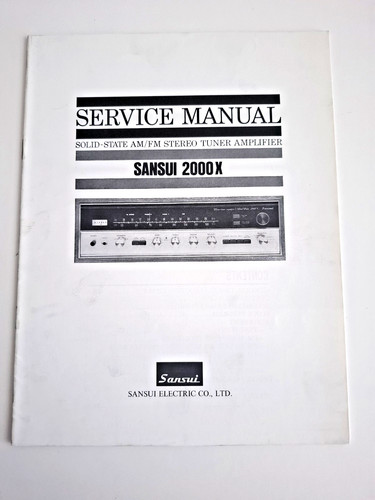 Original service manual sansui - original,