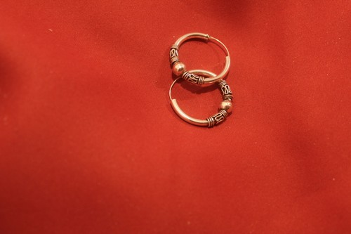 Creolen 30mm silber - 30mm,