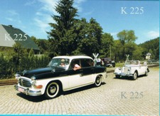 1 Postkarte: Horch P 240 Sachsenring + IFA F8 Cabrio in Schmalzgrube 2014 K 225 
