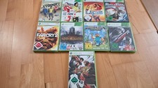 XBOX 360 Spielesammlung 9 Stück Minecraft Street Fighter Need For Speed Persia