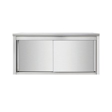 Gastro Wandhängeschrank Wandschrank Schiebetüren Edelstahl  160 x 40 x 65 cm neu