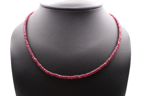 Kette collier echte rubinen - kette,