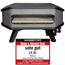 Cozze 34cm Pizza-Gas-Ofen mit Thermometer - Schwarz/Grau (90349)