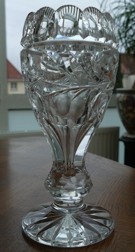Grosser bleikristall pokal - ,