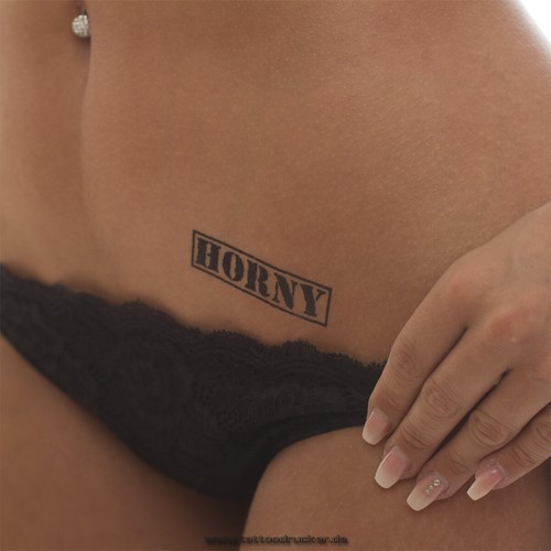 Horny stempel tattoo - 5,
