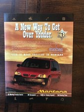 1998 original print ad Pontiac