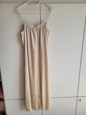 Kleid Satin Creme Gr.s H&M Neu Und Ungetragen