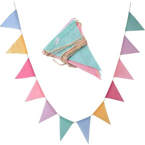 Bunte wimpelkette 12 - bunte, –