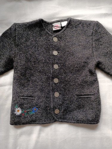 Kinder trachtenjacke 128 wolle - kinder,