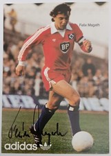 Felix Magath DFB Hamburger SV HSV handsignierte Autogrammkarte BP  ULTRA SELTEN