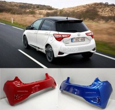 STOßSTANGE HINTEN LACKIERT IN WUNSCHFARBE NEU für Toyota Yaris 3 2017-2020 