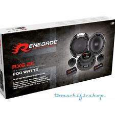 Renegade RX6.2C 200 Watt PKW Lautsprecher Set Auto Boxen 165mm Kicker Hochtöner