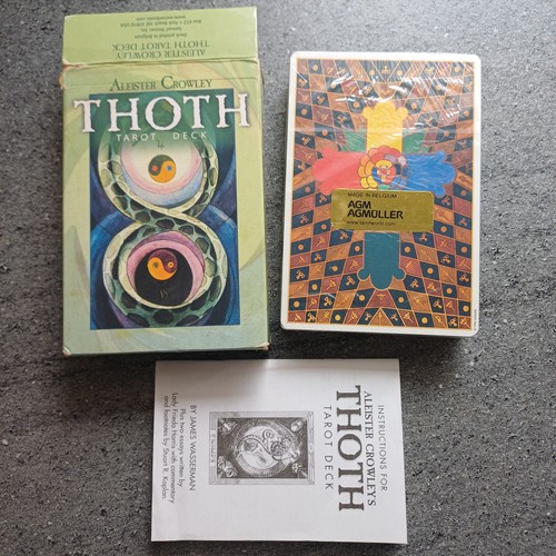 Vintage thoth tarotkarten von - vintage,
