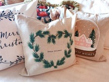 Kissenhülle Happy Holidays