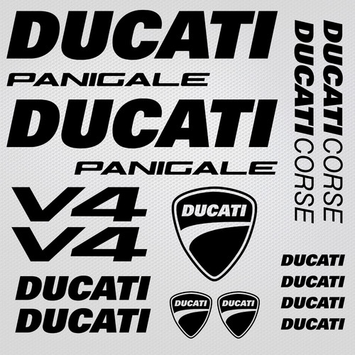 Ducati panigale aufkleber - v4,