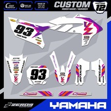 YAMAHA MOTOCROSS GRAPHICS CUSTOM MX GRAFIK ABZIEHBILD KIT YZF 50. JAHRSTAG W