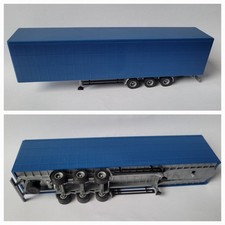 unbedruckt ,farblich LKW Walter Mega Trailer  Tragwagen Huckepack Intermodal sil