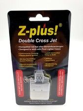 Z-PLUS DOUBLE-FLAME Gaseinsatz für Benzinfeuerzeuge z.B. für Zippo / Nachfüllbar