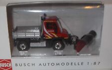 BUSCH 50914 MB UNIMOG U430 WINTERDIENST / SCHNEEPFLUG FEUERWEHR PC
