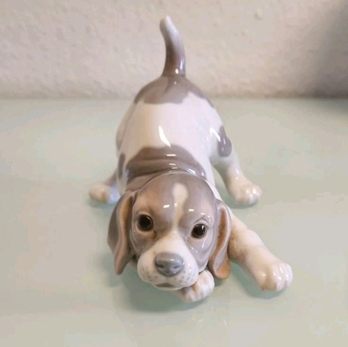 Lladro porzellan hund 90er - porzellan, hund,