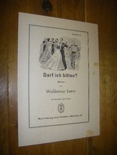 Darf ich bitten? Walzer für