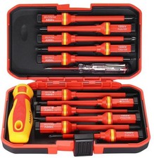 VDE Schraubendreher Set 14 tlg. KD5972 Chrom-Vanadium isoliert Profi-Qualität