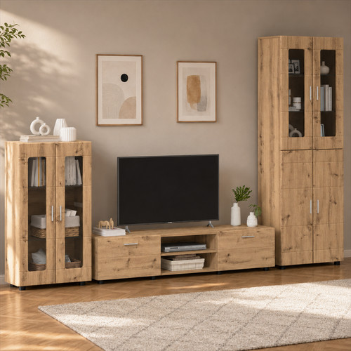 Komplettset wand - komplettset, tv-wand