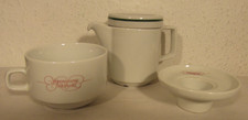 3 Geschirrteile DDR Kantine/Hotel, 2x  "Vereinigung Interhotel",  alle Colditz ?